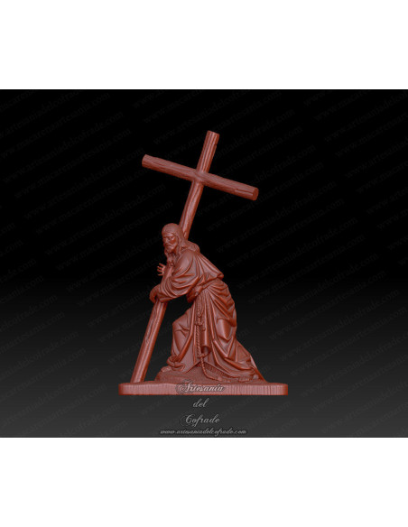 Figura 3D para pintar inspirada en el Cristo de la Corona de Sevilla