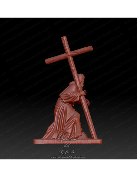 Cristo de la Corona de Sevilla en miniatura 3D para colección