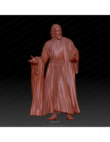 Figura 3D para pintar inspirada en el Cristo del Prendimiento de Cádiz