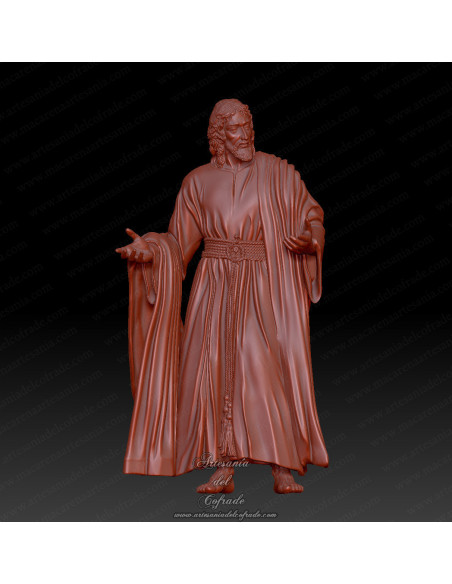 Figura 3D para pintar inspirada en el Cristo del Prendimiento de Cádiz