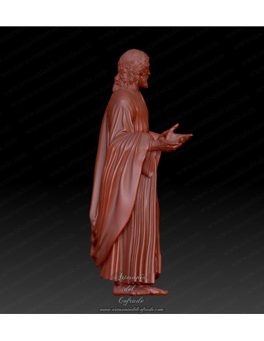 Figura de modelismo cofrade inspirada en el Cristo del Prendimiento