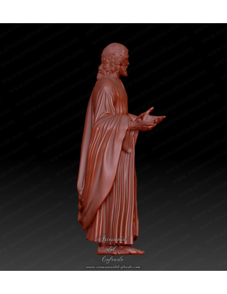 Figura de modelismo cofrade inspirada en el Cristo del Prendimiento
