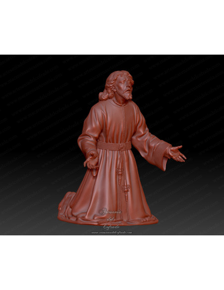 Miniatura cofrade del Cristo de Montesión en 10 16 y 20 cm