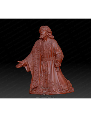 Miniatura cofrade del Cristo de Montesión bordado en 10 16 y 20 cm