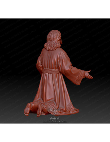Miniatura religiosa inspirada en el Cristo de Montesión disponible por encargo