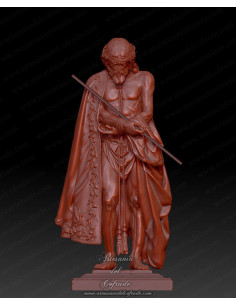 Figura 3D para pintar inspirada en el Cristo del Ecce Homo de Cádiz con mantolín