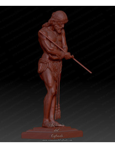 Figura 3D para pintar inspirada en el Cristo del Ecce Homo de Cádiz sin mantolín 2