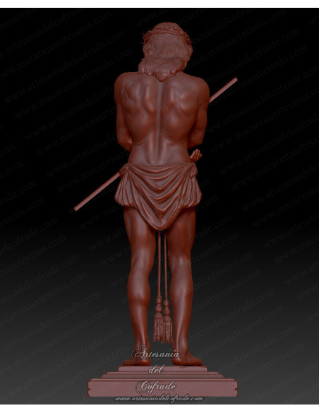 Figura religiosa 3D para modelismo cofrade inspirada en Cádiz