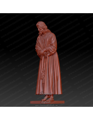 Figura 3D para pintar inspirada en el Cristo de la Bendición antes Caifás de Huelva