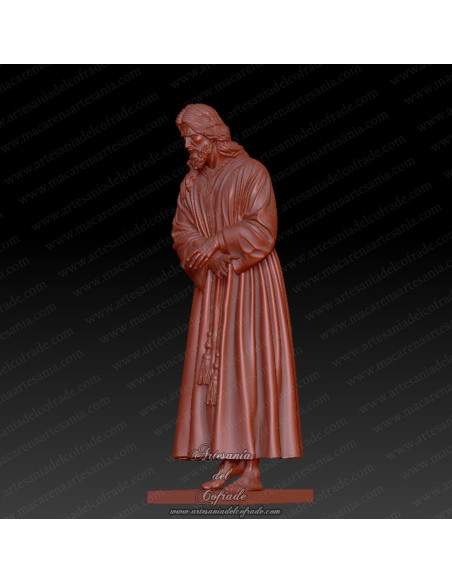 Figura 3D para pintar inspirada en el Cristo de la Bendición antes Caifás de Huelva