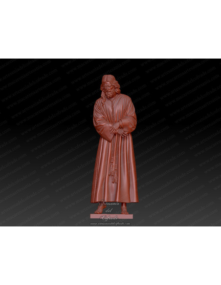 Figura religiosa 3D para modelismo cofrade inspirada en Huelva