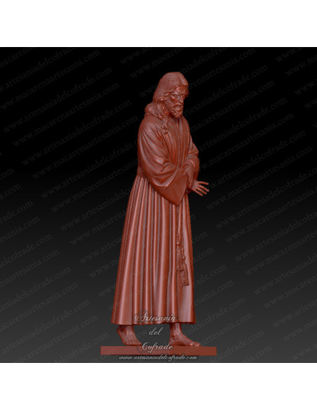 Cristo de la Bendición antes Caifás en miniatura para colección y pintura