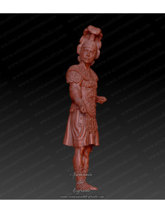 Figura 3D para pintar inspirada en el romano 02 de Jesús de la Salud de San Rafael de Jerez
