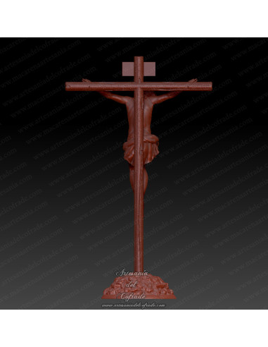 Figura religiosa 3D crucificada para modelismo cofrade inspirada en Sevilla
