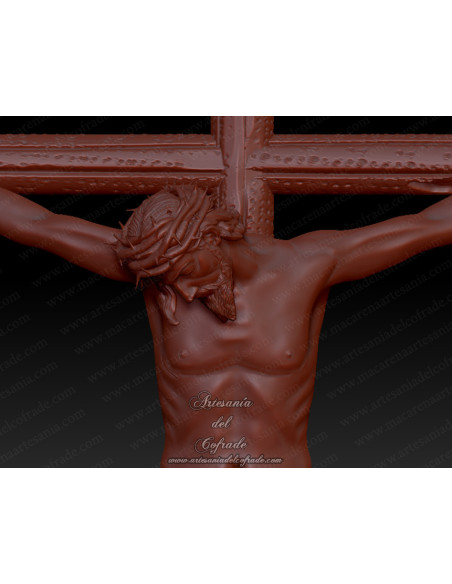 Cristo de la Salud de San Bernardo en miniatura para colección y pintura