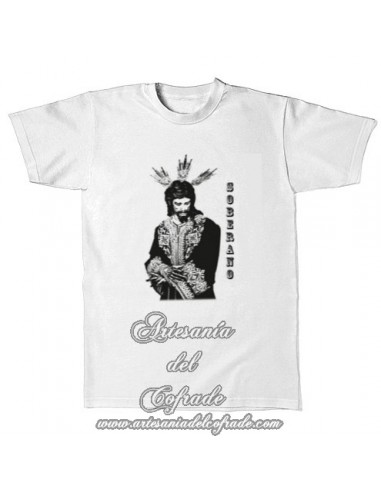 Camiseta con la silueta del cristo del Soberano Poder (San Gonzalo de Sevilla)