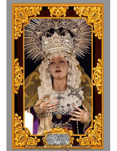 Azulejo rectangular de María Santísima de la Concepción (Córdoba)