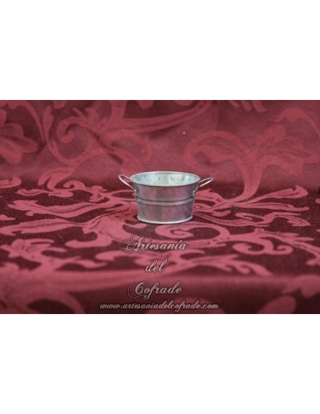 Cacharro aluminio redondo para Belen